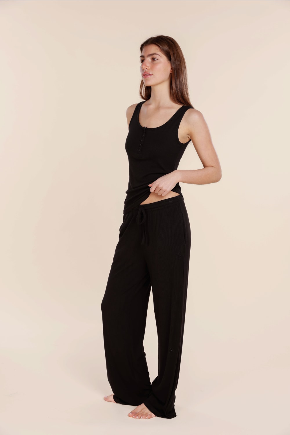 Athens Ribbed Long Pants
