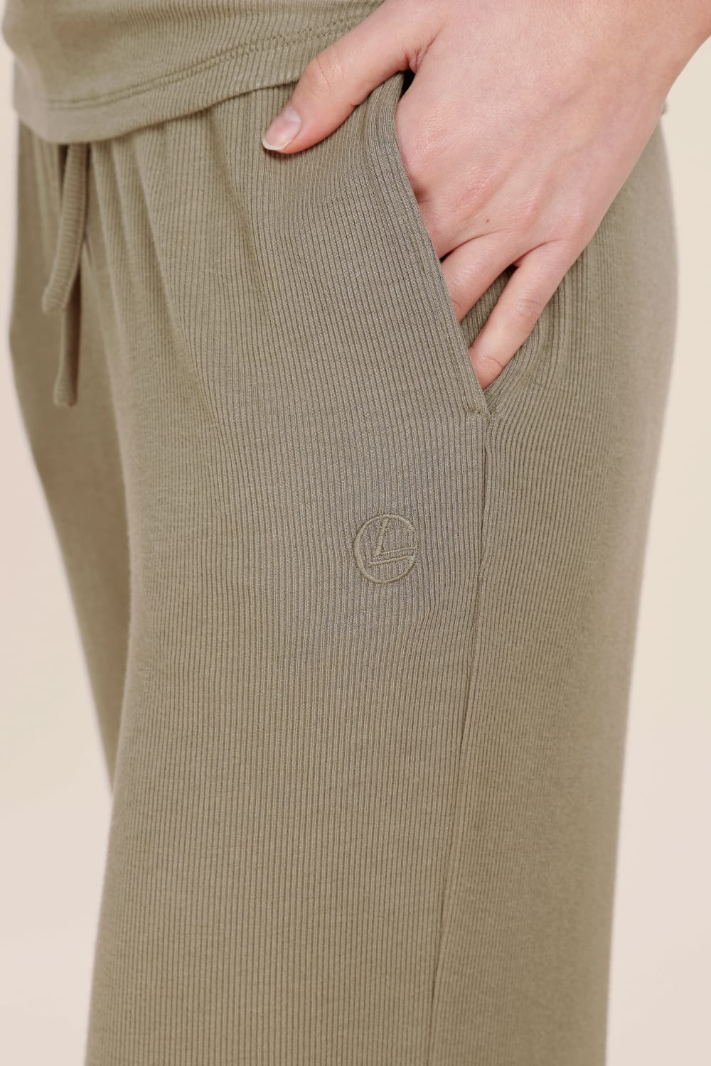 Athens Ribbed Long Pants