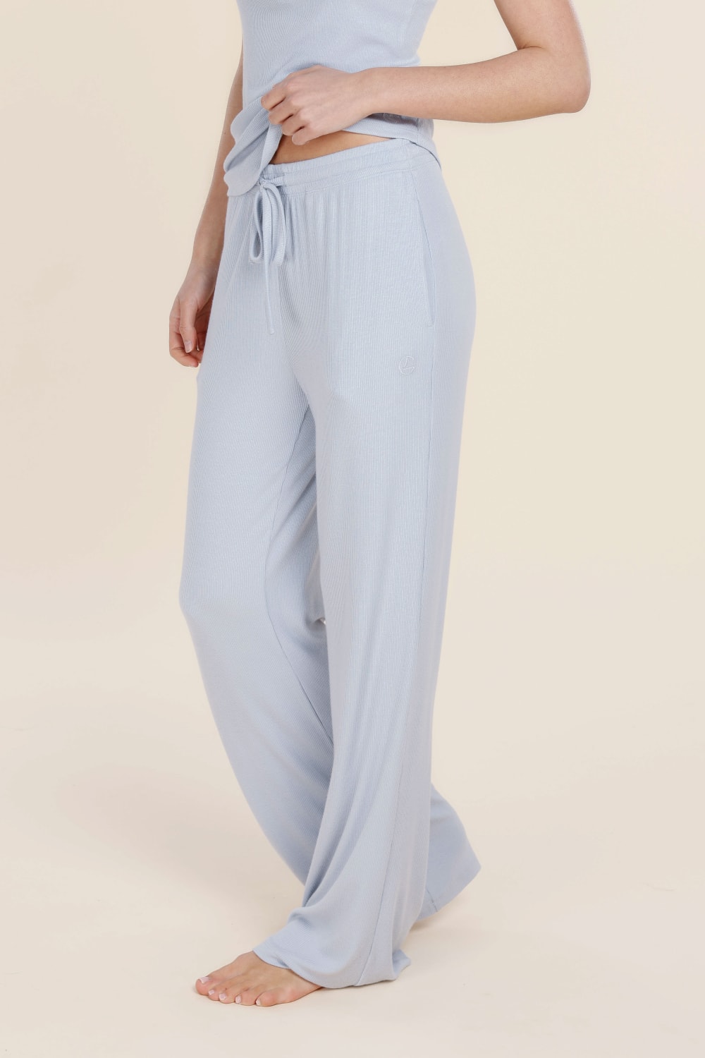 Athens Ribbed Long Pants