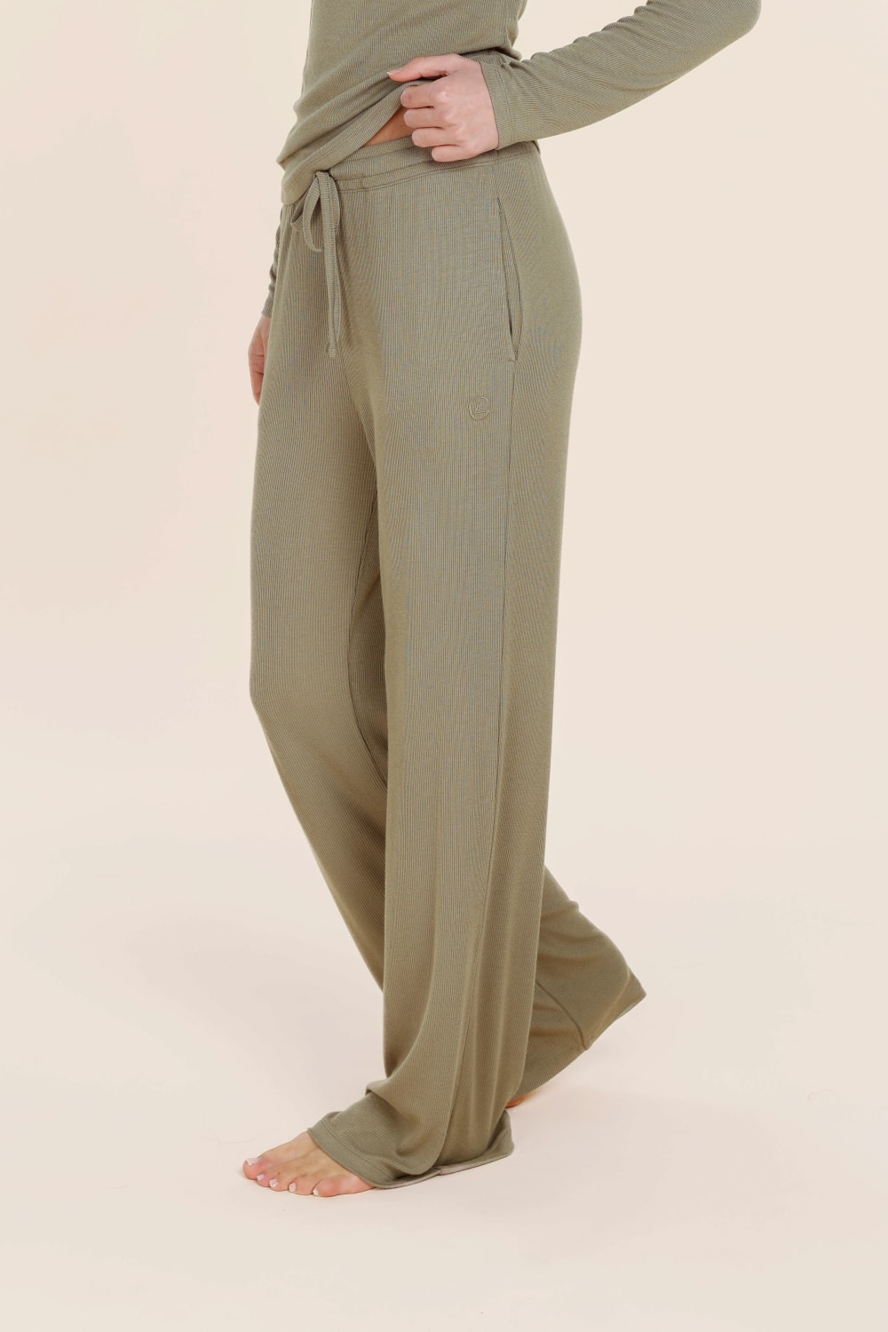 Athens Ribbed Long Pants