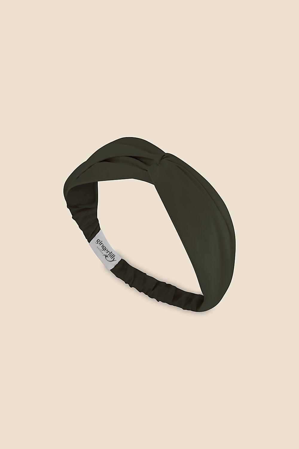 Celestial Pure Silk Olive Headband