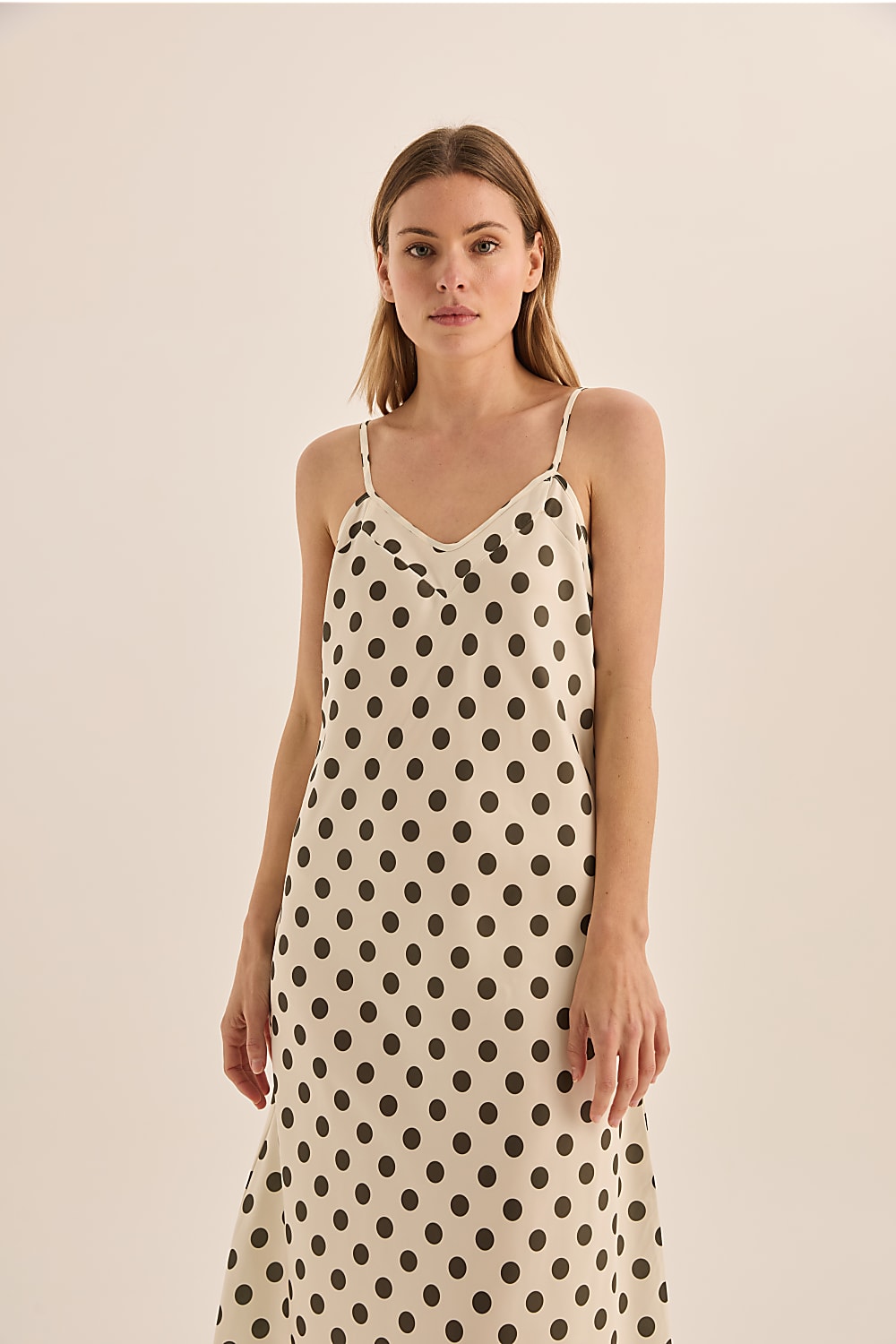 Hannah Olive Spot Nightie