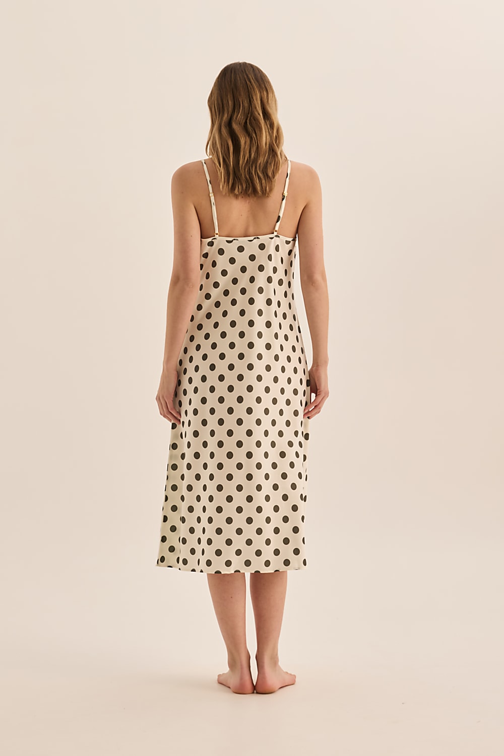 Hannah Olive Spot Nightie