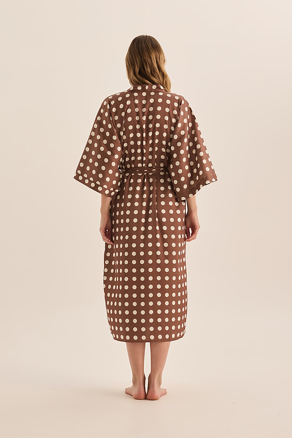 Lana Brown Spot Robe