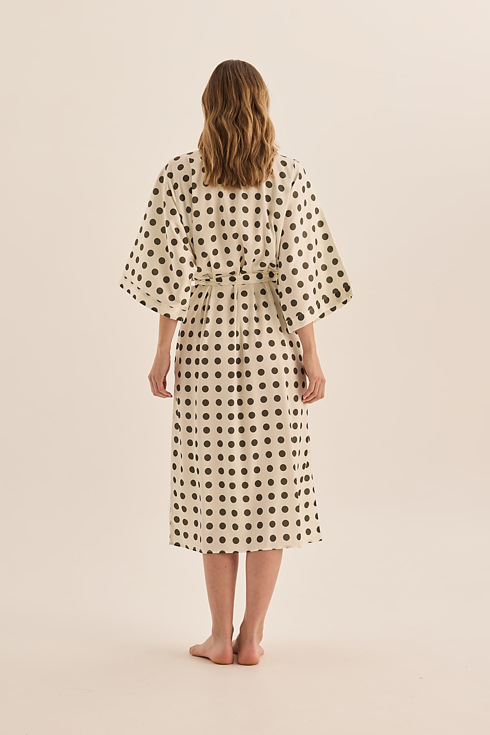 Lana Olive Spot Robe