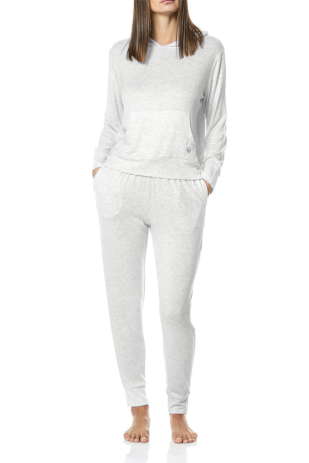 Marlena Light Grey Hooded Loungeset