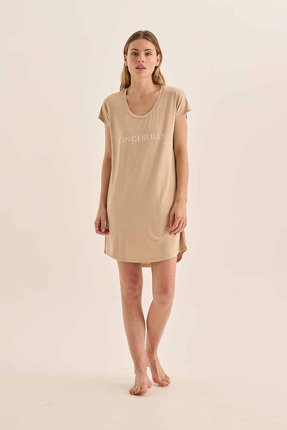 Nova Natural Bamboo Tee Nightie