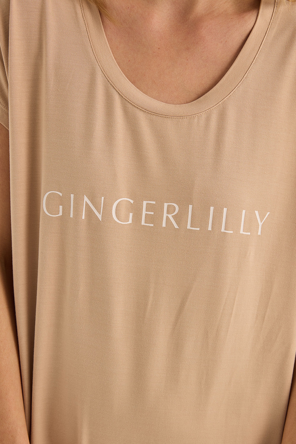 Nova Natural Bamboo Tee Nightie