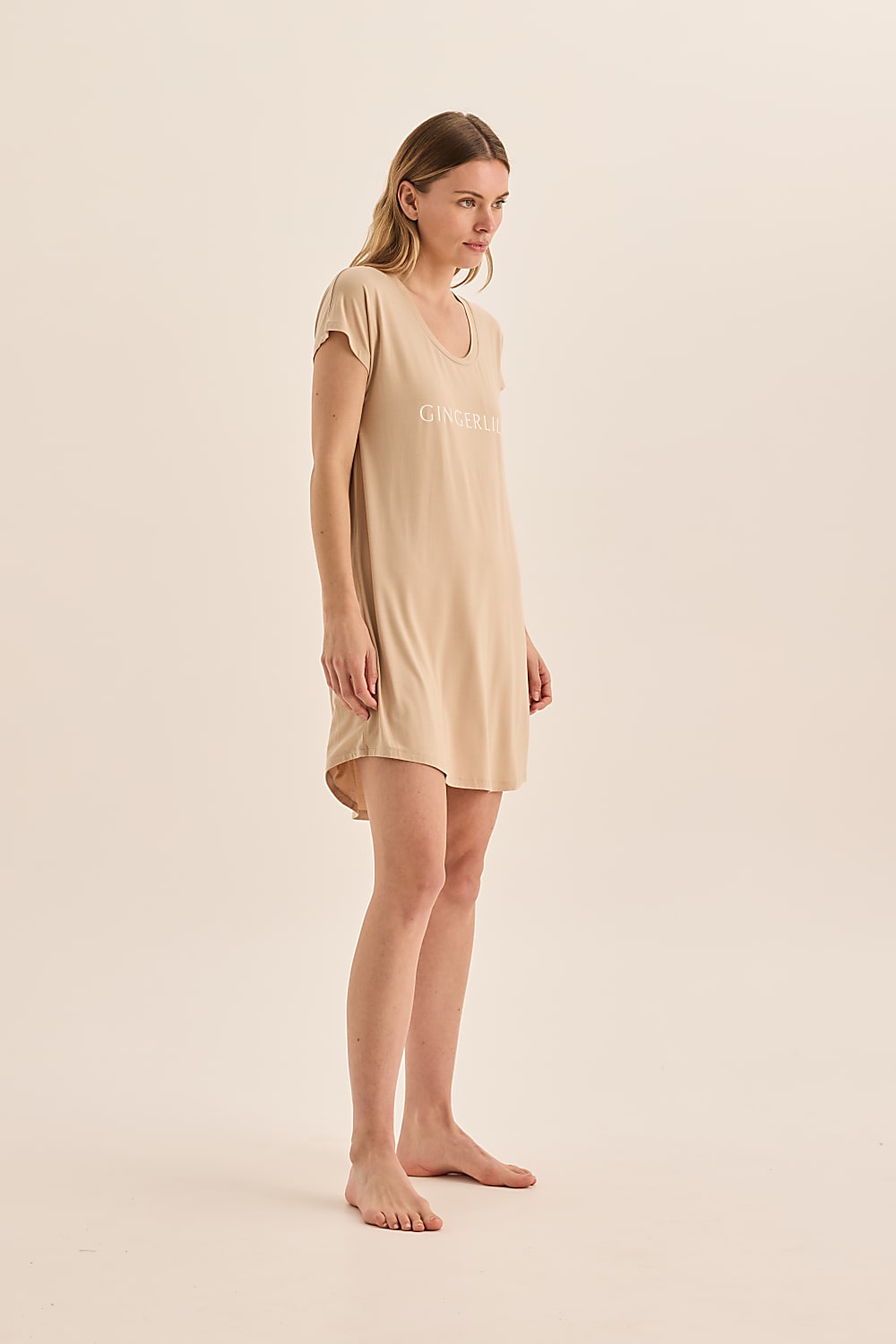 Nova Natural Bamboo Tee Nightie