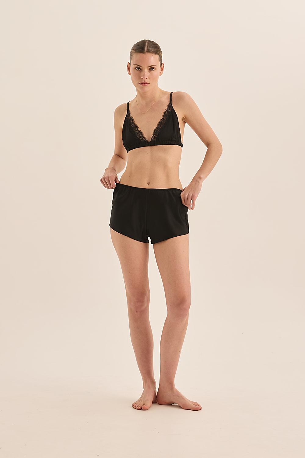 Opal Pure Silk Bra and Short Set