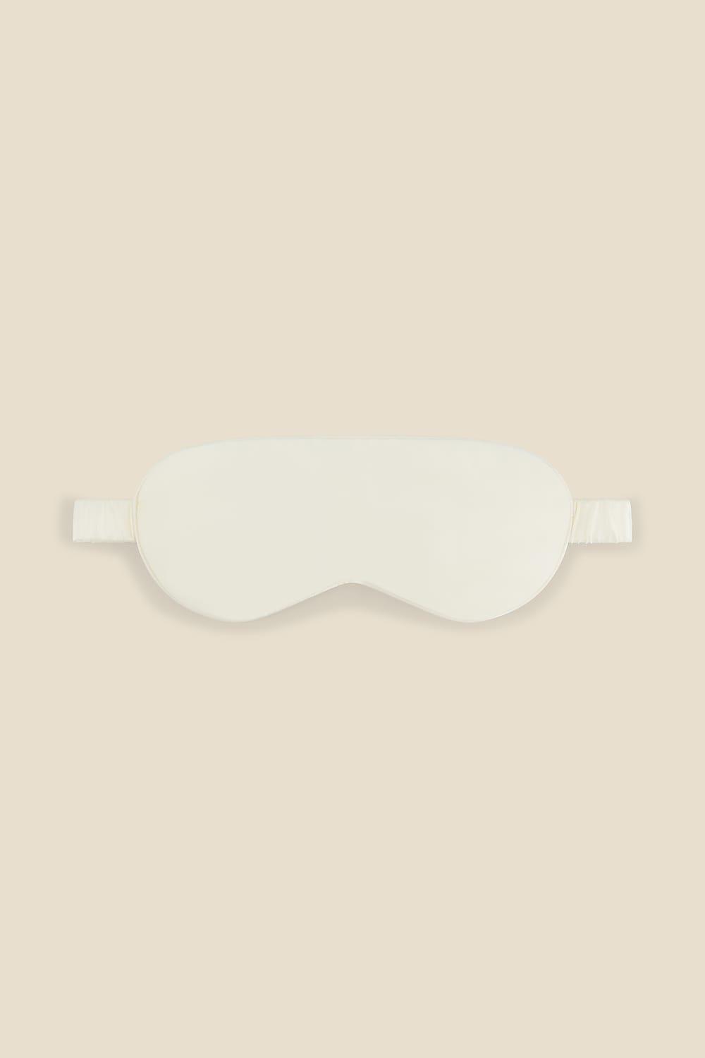 Opulent Ivory Pure Silk Eyemask