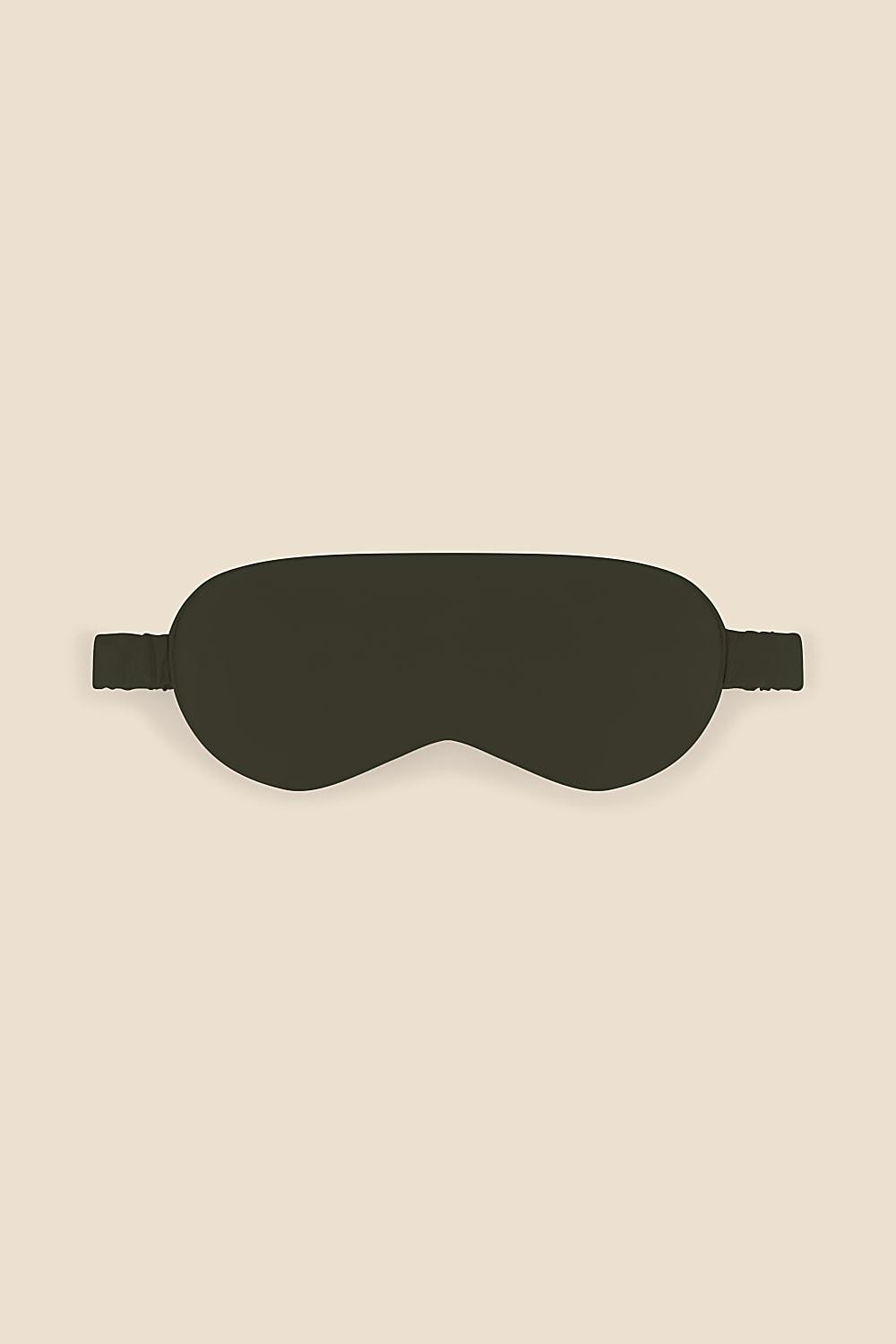 Opulent Olive Pure Silk Eyemask