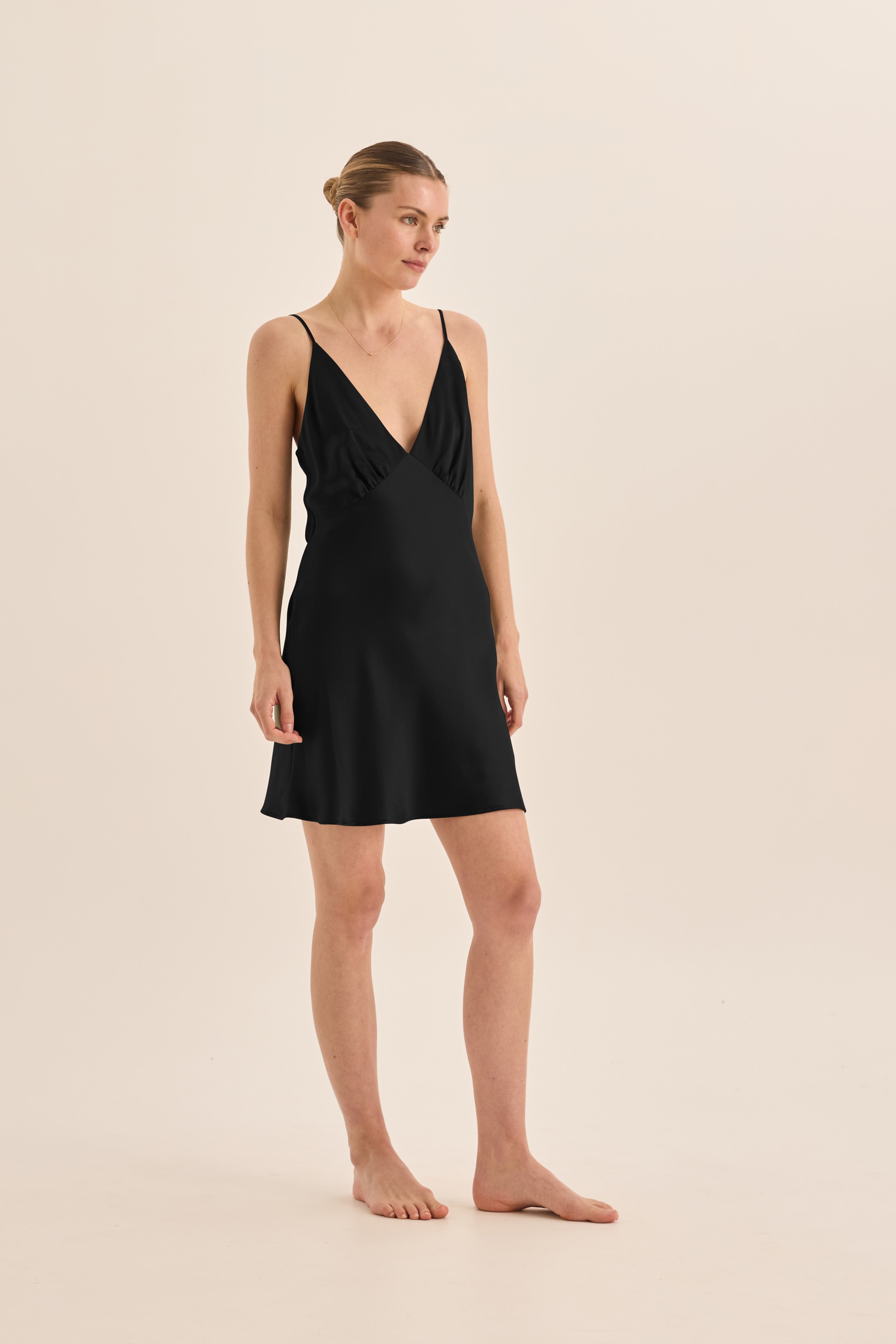 Seraphina Pure Silk Short Chemise