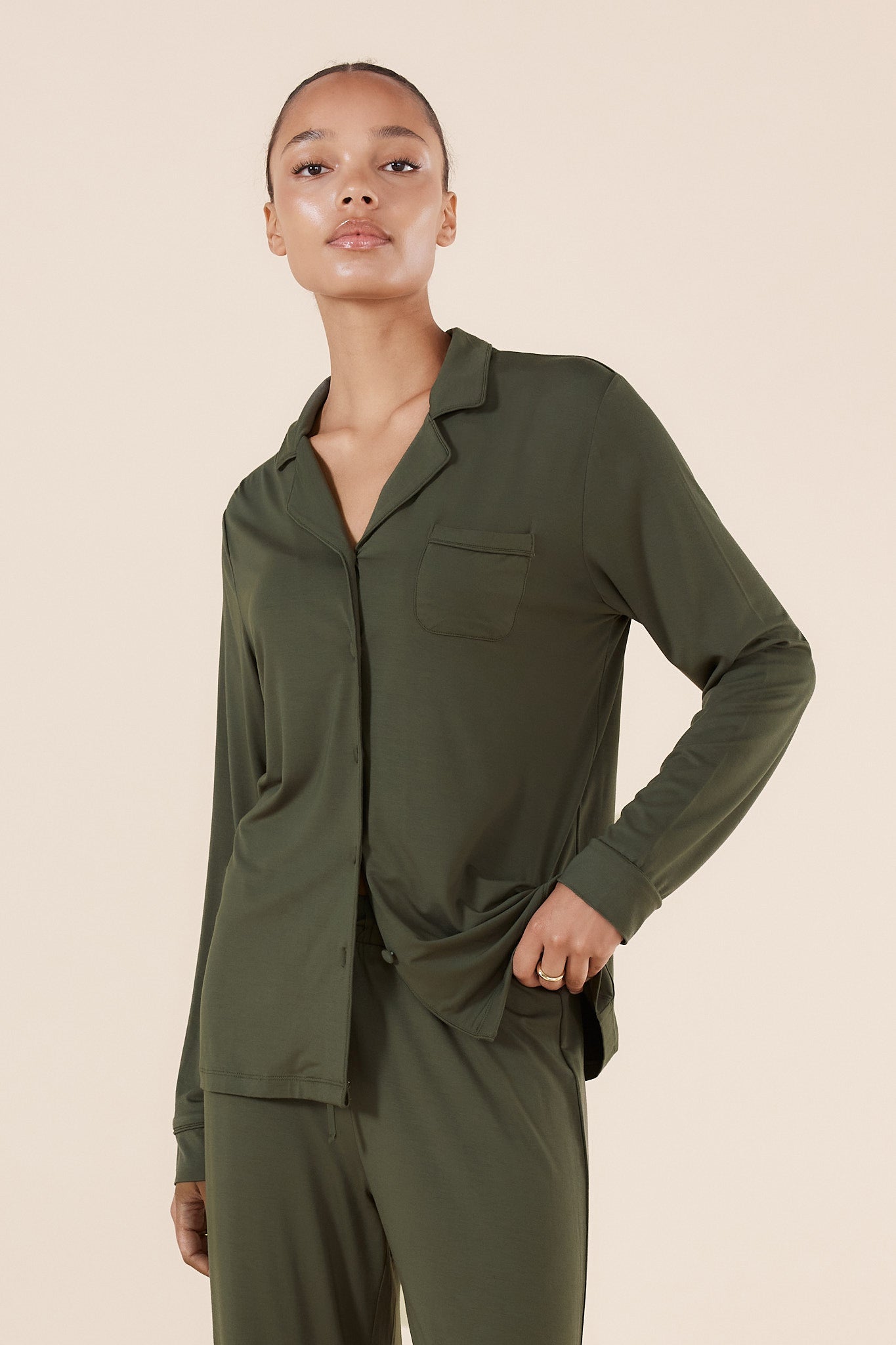 Tessa Bamboo Long PJ set