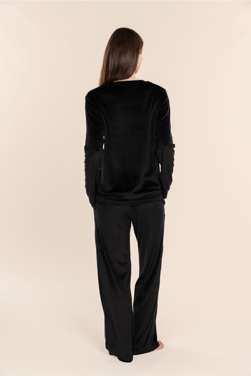 Thea Velour Long Lounge Set