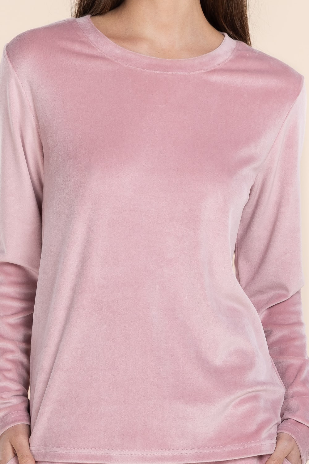 Thea Velour Long Lounge Set