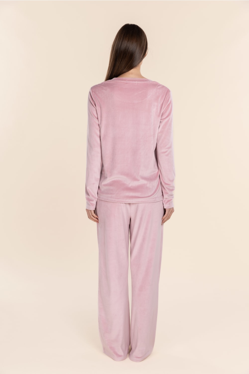 Thea Velour Long Lounge Set